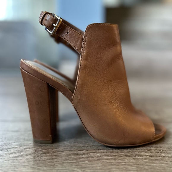 ALDO Open Toe Mules Women’s US Size 6.5 - Used Light Brown - Picture 2 of 8